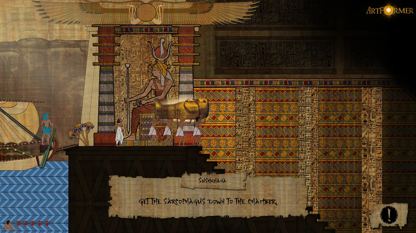 Egyptian chapter in ArtFormer: Ancient Stories